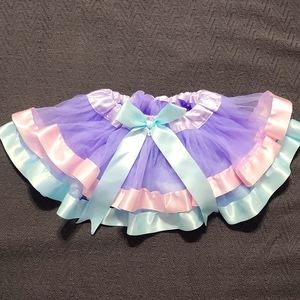 Girls Toddler Birthday Tutu Skirt - One Size Elastic Waist